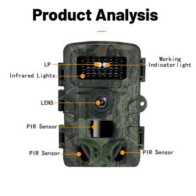 PR700  4K Trail Camera 36MP IP54 2.0 LCD Screen Night Vision Wildlife Camera