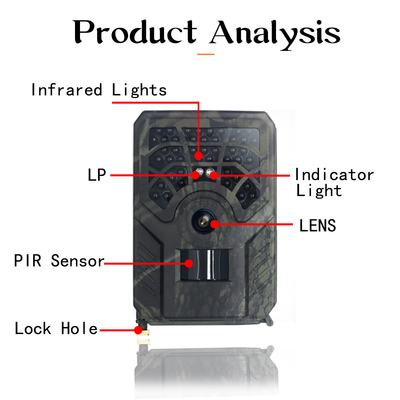 PR300 WiFi Hunting Camera IP56 Monitoring 24MP 1296P