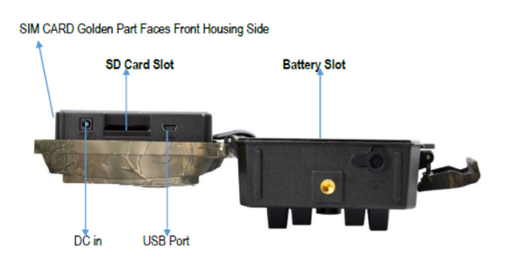 4.0CG Mobile Trail Camera 4G 12MP 1080P With Gps 57pcs Solar Powered