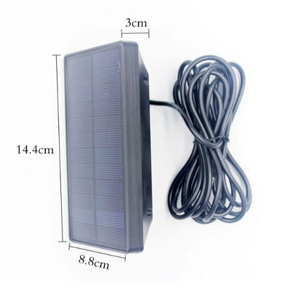 IP54 Compass 1.6W 9v Hunting Camera Solar Panel With Battery