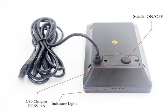 IP54 Compass 1.6W 9v Hunting Camera Solar Panel With Battery