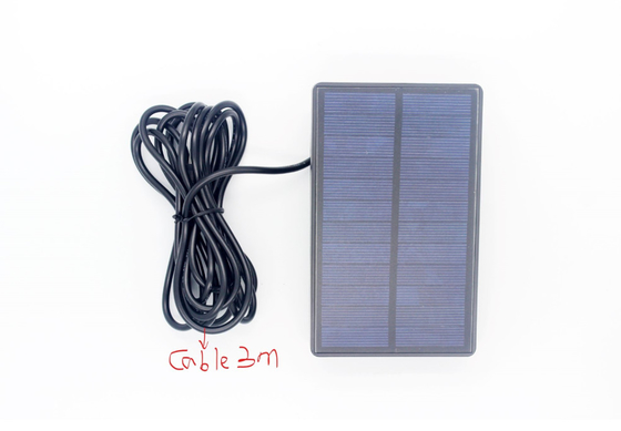 IP54 Compass 1.6W 9v Hunting Camera Solar Panel With Battery